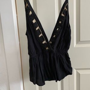 Flowy Deep V neck Tank